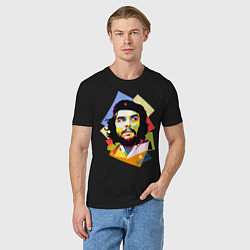 Футболка хлопковая мужская Che Guevara Art, цвет: черный — фото 2