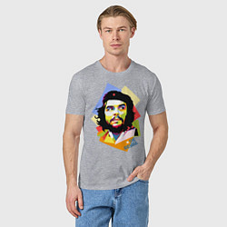 Футболка хлопковая мужская Che Guevara Art, цвет: меланж — фото 2