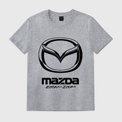 Футболка хлопковая мужская Mazda Zoom-Zoom, цвет: меланж