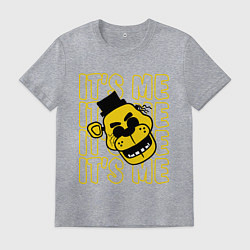 Футболка хлопковая мужская It's me Freddy, цвет: меланж