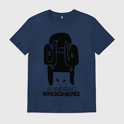Футболка хлопковая мужская Radiohead, цвет: тёмно-синий
