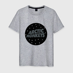 Футболка хлопковая мужская Arctic Monkeys: Black, цвет: меланж