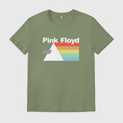 Футболка хлопковая мужская Pink Floyd, цвет: авокадо