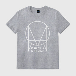Футболка хлопковая мужская OWSLA, цвет: меланж