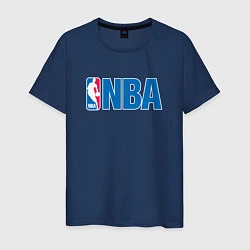 Футболка хлопковая мужская NBA, цвет: тёмно-синий