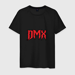 Футболка хлопковая мужская DMX, цвет: черный
