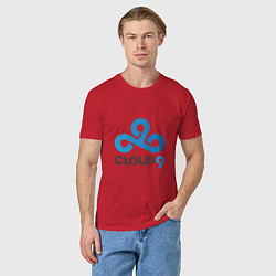 Футболка хлопковая мужская Cloud9, цвет: красный — фото 2