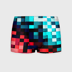 Трусы-боксеры мужские Pixel Color, цвет: 3D-принт