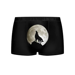 Трусы-боксеры мужские Moon Wolf, цвет: 3D-принт