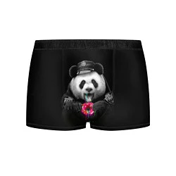 Трусы-боксеры мужские Donut Panda, цвет: 3D-принт