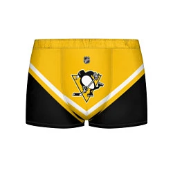 Трусы-боксеры мужские NHL: Pittsburgh Penguins, цвет: 3D-принт