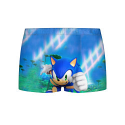 Трусы-боксеры мужские Sonic Boom, цвет: 3D-принт