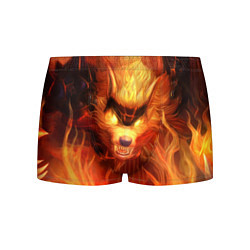 Трусы-боксеры мужские Fire Wolf, цвет: 3D-принт