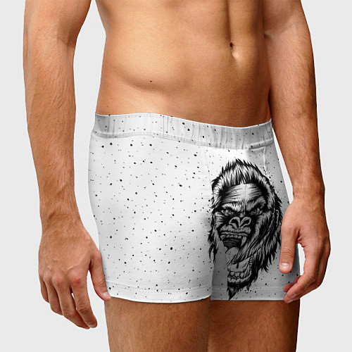 Мужские трусы Рык гориллы / 3D-принт – фото 3