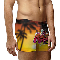 Трусы-боксеры мужские Miami Beach, цвет: 3D-принт — фото 2