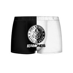 Трусы-боксеры мужские Ramones B&W, цвет: 3D-принт