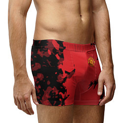 Трусы-боксеры мужские FC Manchester United: Red Original, цвет: 3D-принт — фото 2