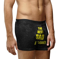 Трусы-боксеры мужские The Best Dad in Galaxy, цвет: 3D-принт — фото 2