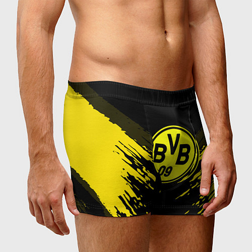 Мужские трусы Borussia FC: Sport Fashion / 3D-принт – фото 3