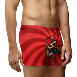 Трусы-боксеры мужские Super Mario: Red Illusion, цвет: 3D-принт — фото 2