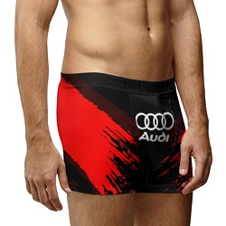 Трусы-боксеры мужские Audi: Red Anger, цвет: 3D-принт — фото 2