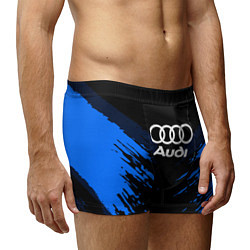 Трусы-боксеры мужские Audi: Blue Anger, цвет: 3D-принт — фото 2