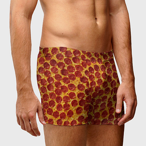 Мужские трусы Пицца пепперони / 3D-принт – фото 3