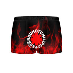 Трусы-боксеры мужские RHCP: Red Flame, цвет: 3D-принт