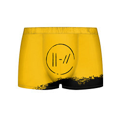 Трусы-боксеры мужские 21 Pilots: Yellow Logo, цвет: 3D-принт