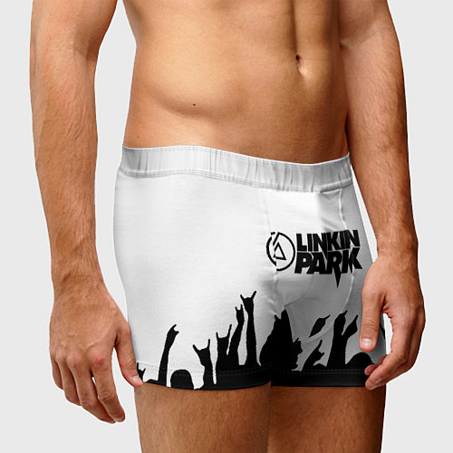 Мужские трусы LINKIN PARK / 3D-принт – фото 3