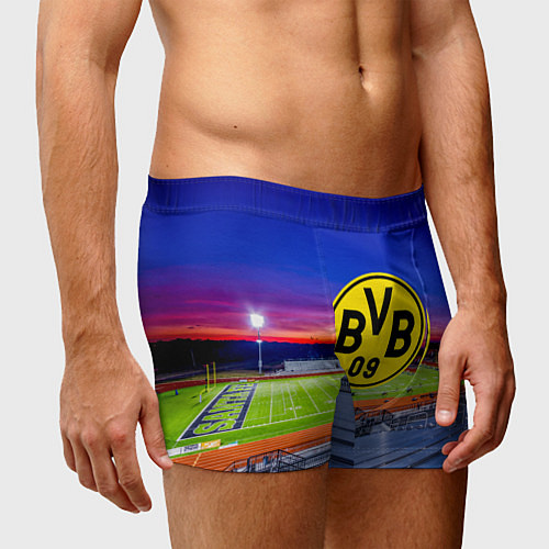 Мужские трусы FC Borussia / 3D-принт – фото 3