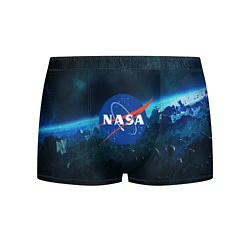 Трусы-боксеры мужские NASA, цвет: 3D-принт