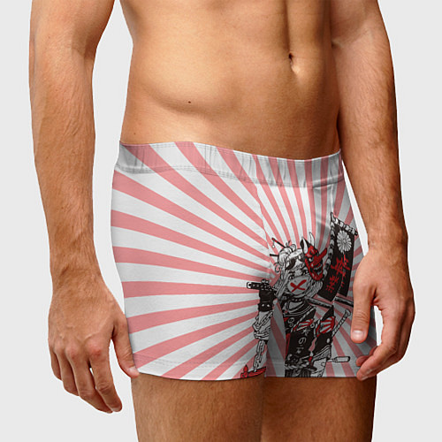 Мужские трусы Убийца розового солнца / 3D-принт – фото 3