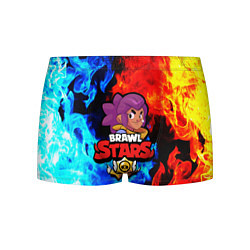 Трусы-боксеры мужские BRAWL STARS SHELLY, цвет: 3D-принт