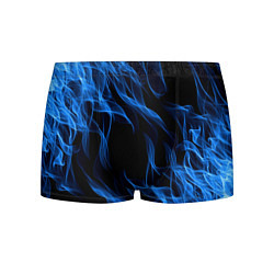 Трусы-боксеры мужские BLUE FIRE FLAME, цвет: 3D-принт