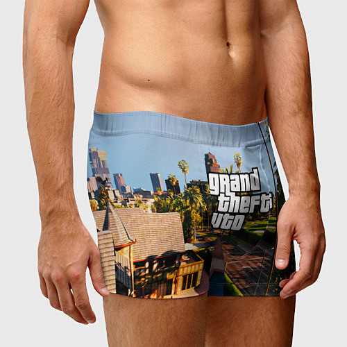 Мужские трусы Grand Theft Auto / 3D-принт – фото 3
