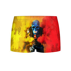 Трусы-боксеры мужские Череп в дыму, цвет: 3D-принт