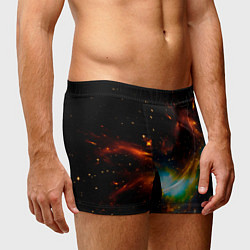 Трусы-боксеры мужские Галактика, цвет: 3D-принт — фото 2