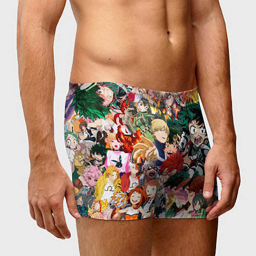 Мужские трусы Моя геройская академия / 3D-принт – фото 3