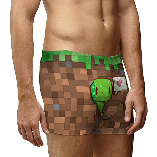 Мужские трусы Minecraft Creeper / 3D-принт – фото 3