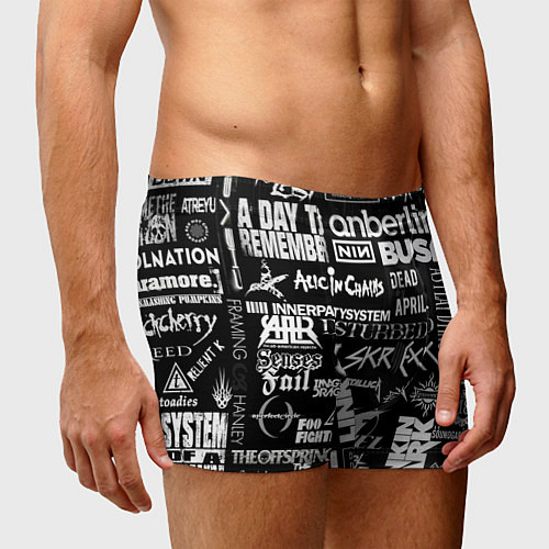 Мужские трусы Рок группы / 3D-принт – фото 3