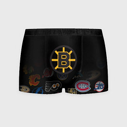 Трусы-боксеры мужские NHL Boston Bruins Z, цвет: 3D-принт