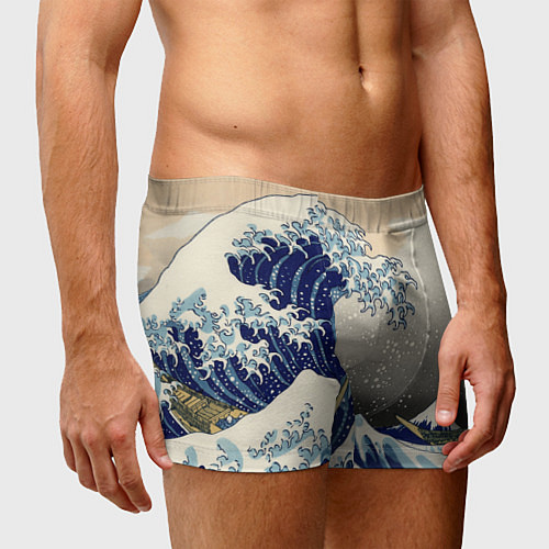 Мужские трусы ЯПОНСКАЯ КАРТИНА / 3D-принт – фото 3