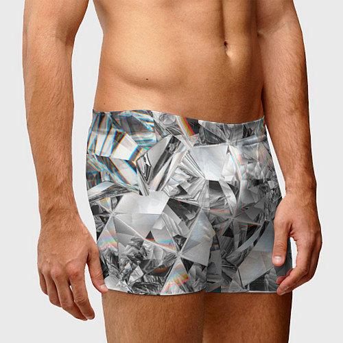 Мужские трусы Зеркальный калейдоскоп / 3D-принт – фото 3