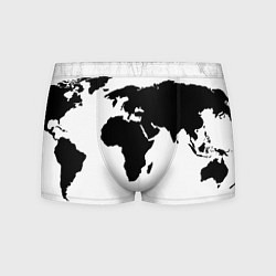 Трусы-боксеры мужские Весь мир, цвет: 3D-принт
