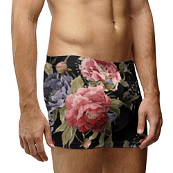 Трусы-боксеры мужские Цветы, цвет: 3D-принт — фото 2