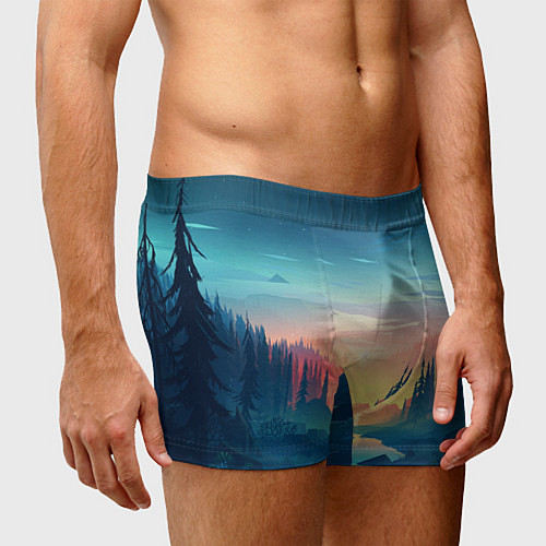 Мужские трусы Природа / 3D-принт – фото 3