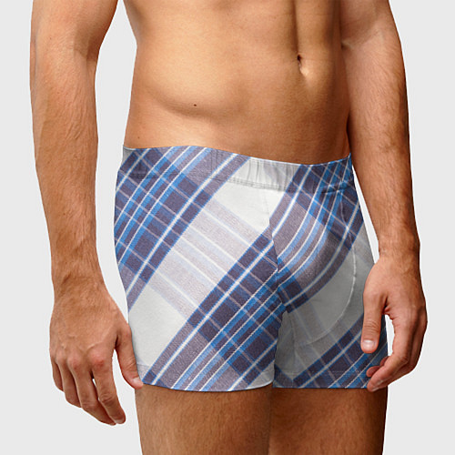 Мужские трусы Шотландка Z / 3D-принт – фото 3