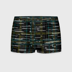 Трусы-боксеры мужские Cyberpunk Tartan, цвет: 3D-принт