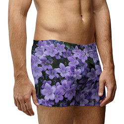 Трусы-боксеры мужские Фиолетовый цвет весны, цвет: 3D-принт — фото 2